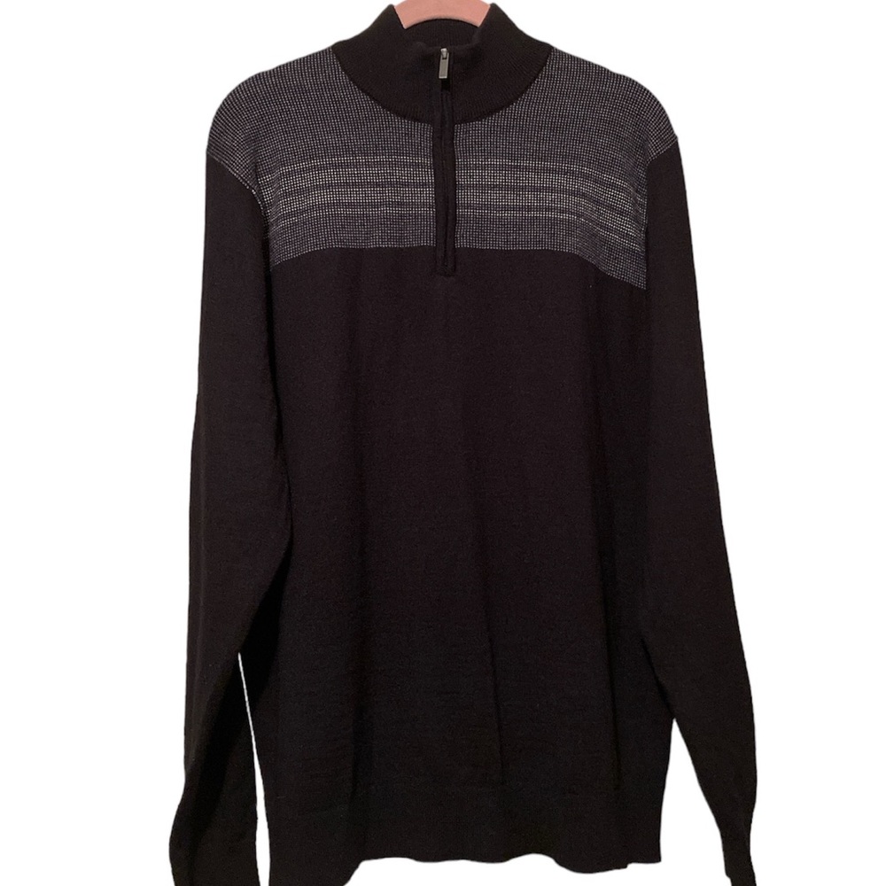 Nicklaus three Quarter Zip Pullover Sweater